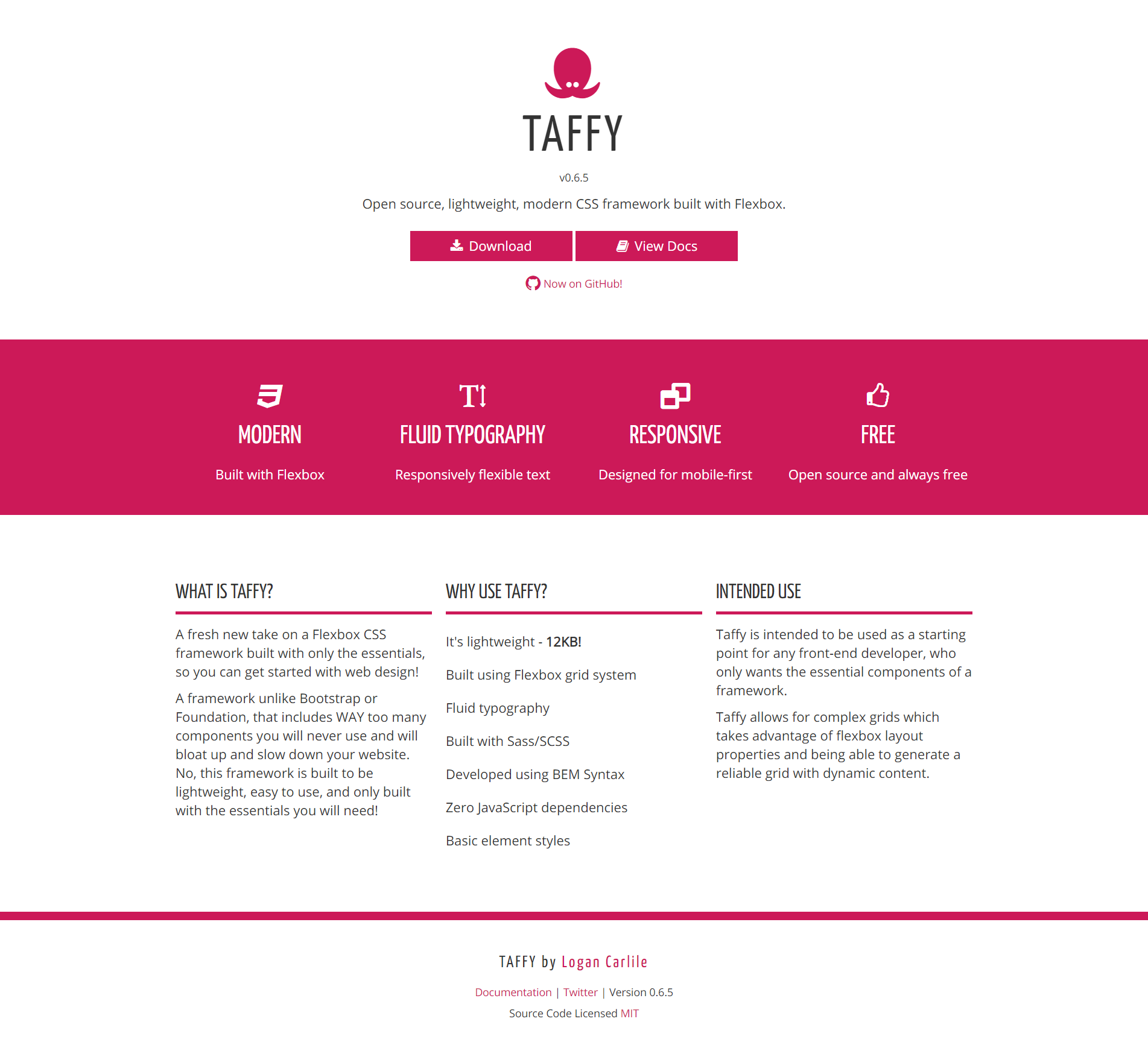 Taffy website
